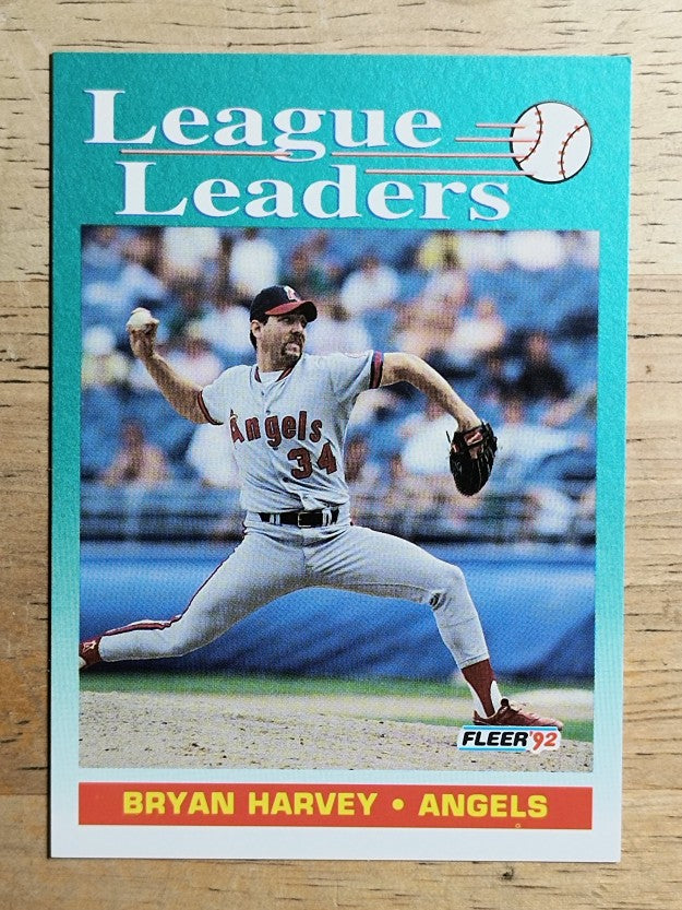 1992 Fleer #696 Bryan Harvey LL