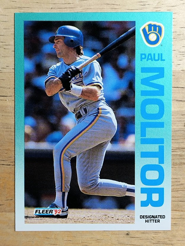 1992 Fleer #182 Paul Molitor
