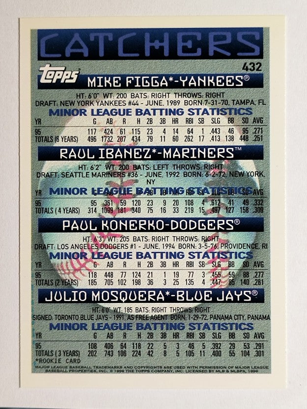 1996 Topps #432 Raul Ibanez RC/Paul Konerko