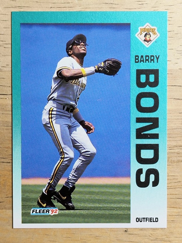 1992 Fleer #550 Barry Bonds