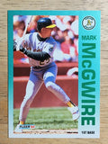 1992 Fleer #262 Mark McGwire