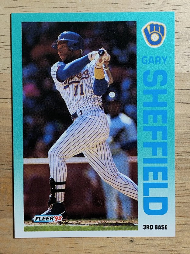 1992 Fleer #188 Gary Sheffield