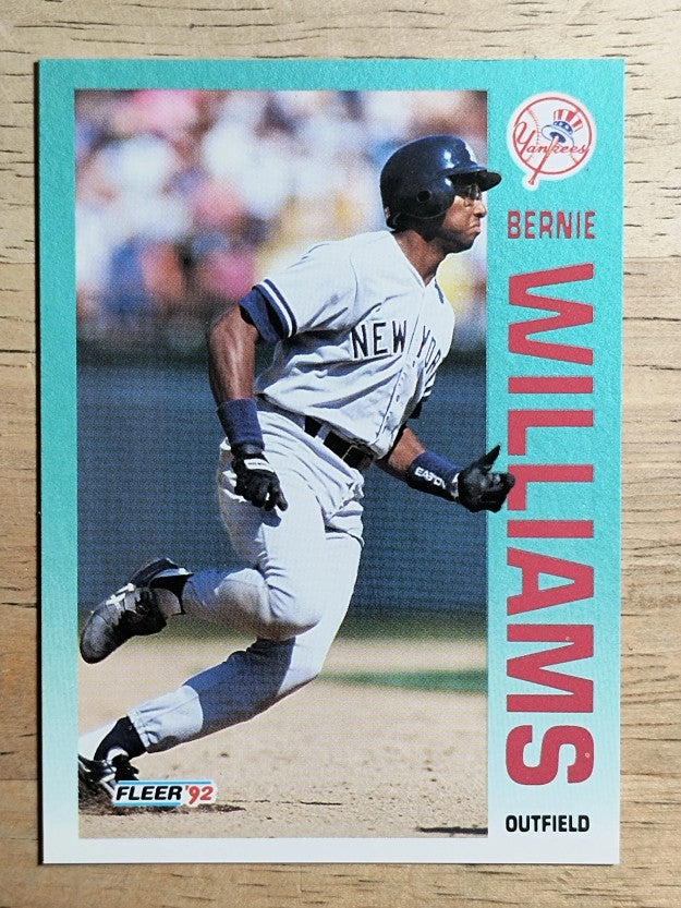 1992 Fleer #247 Bernie Williams