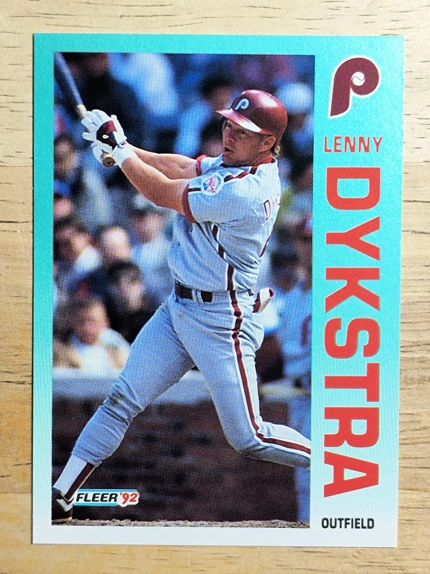 1992 Fleer #529 Len Dykstra