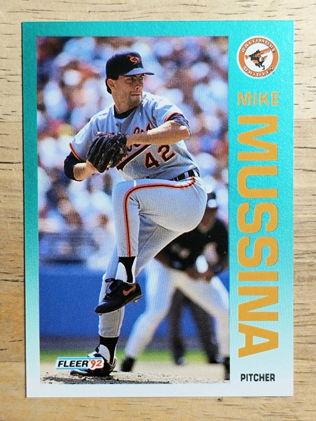 1992 Fleer #20 Mike Mussina
