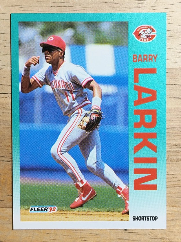 1992 Fleer #411 Barry Larkin