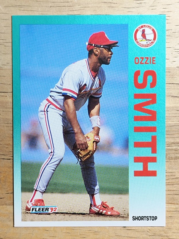 1992 Fleer #592 Ozzie Smith