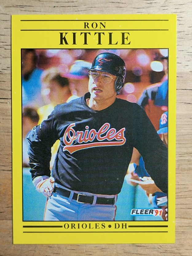 1991 Fleer #480 Ron Kittle