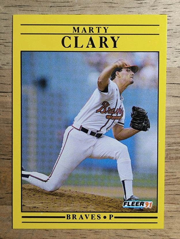 1991 Fleer #686 Marty Clary