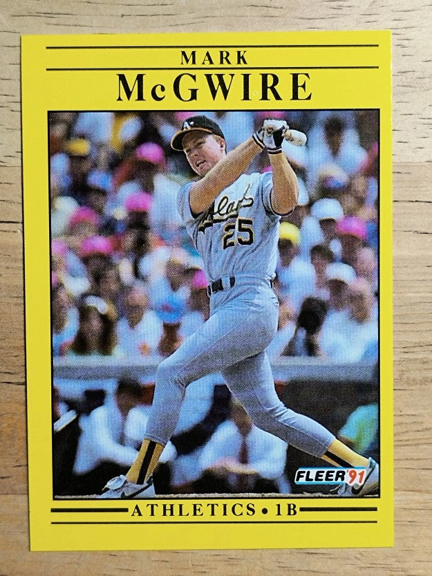 1991 Fleer #17 Mark McGwire