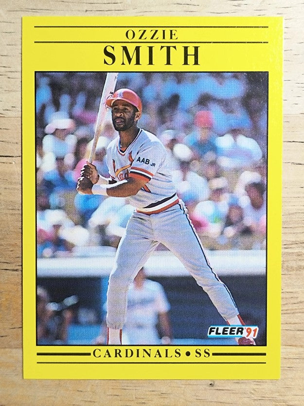 1991 Fleer #646 Ozzie Smith