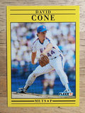 1991 Fleer #143 David Cone