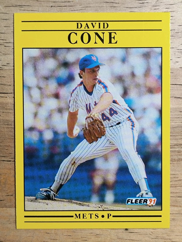 1991 Fleer #143 David Cone