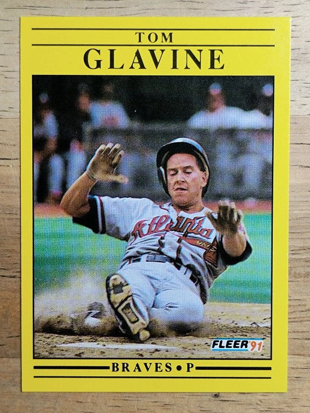 1991 Fleer #689 Tom Glavine