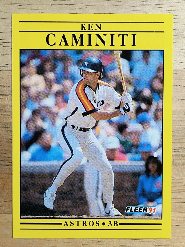 1991 Fleer #500 Ken Caminiti