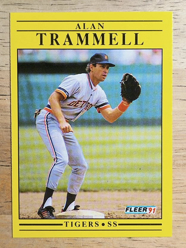 1991 Fleer #355 Alan Trammell