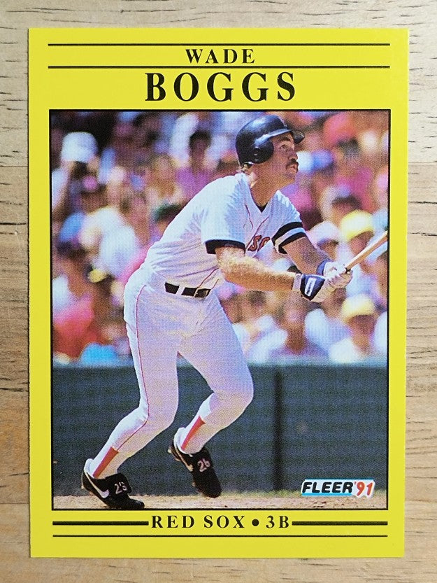 1991 Fleer #86 Wade Boggs