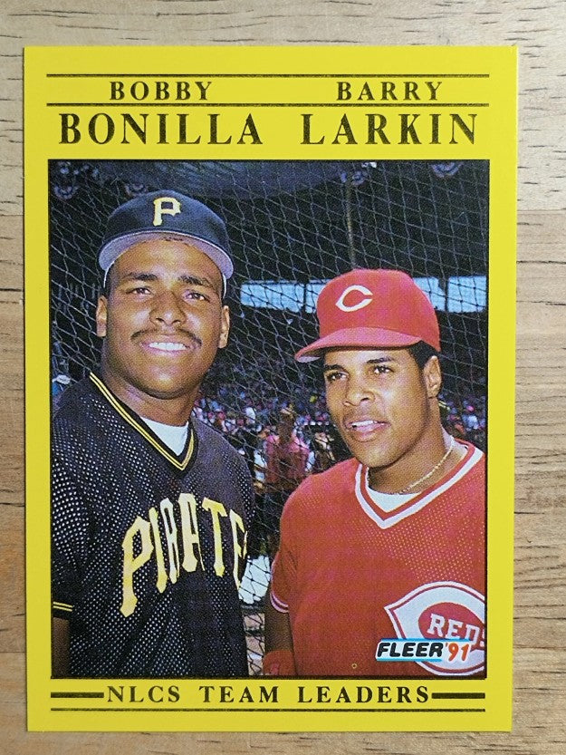 1991 Fleer #711 Bobby Bonilla/Barry Larkin