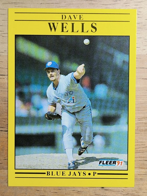 1991 Fleer #188 David Wells