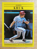 1991 Fleer #402 John Kruk