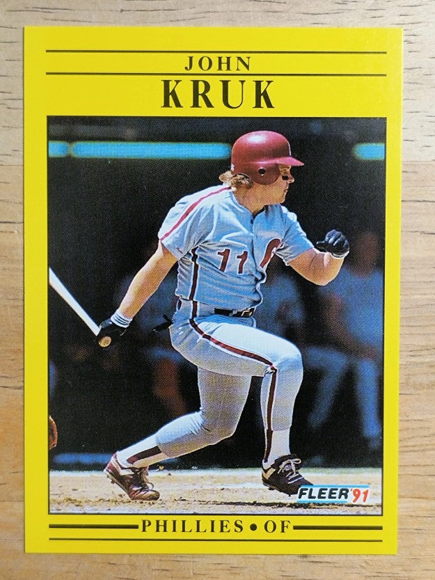 1991 Fleer #402 John Kruk