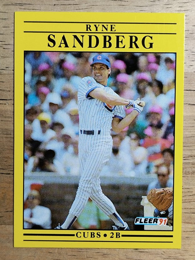 1991 Fleer #431 Ryne Sandberg