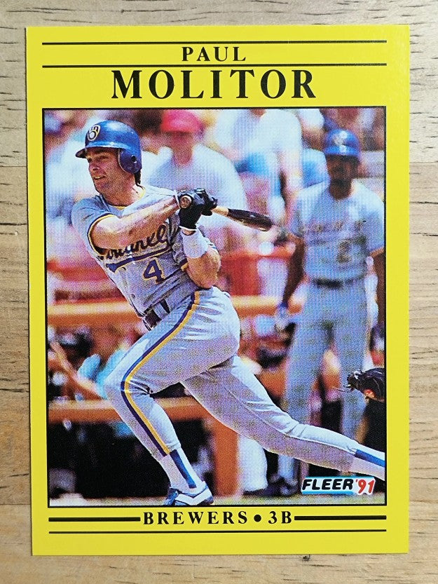 1991 Fleer #591 Paul Molitor