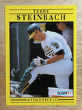 1991 Fleer #24 Terry Steinbach