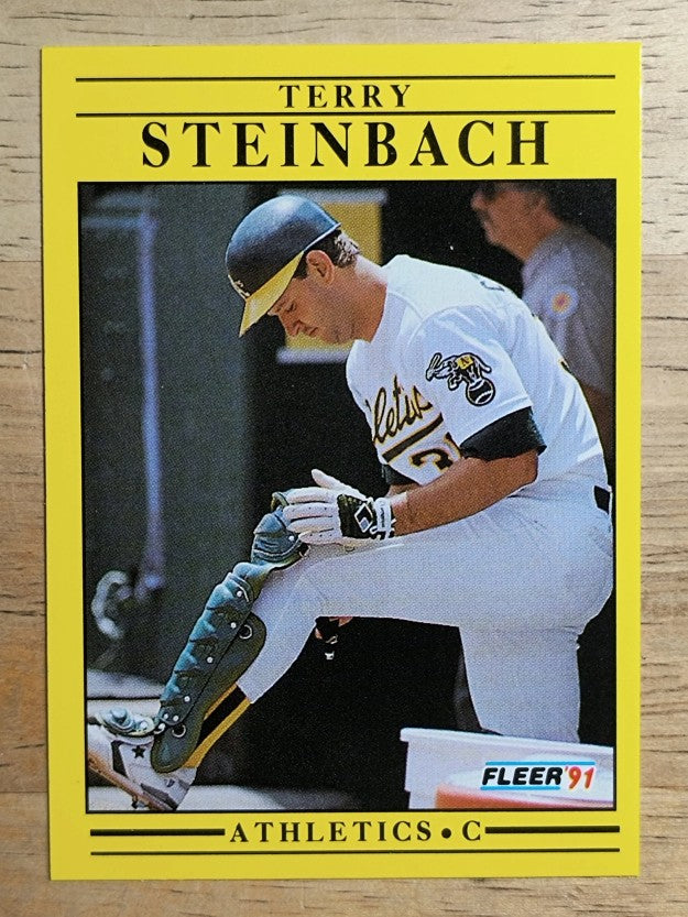 1991 Fleer #24 Terry Steinbach