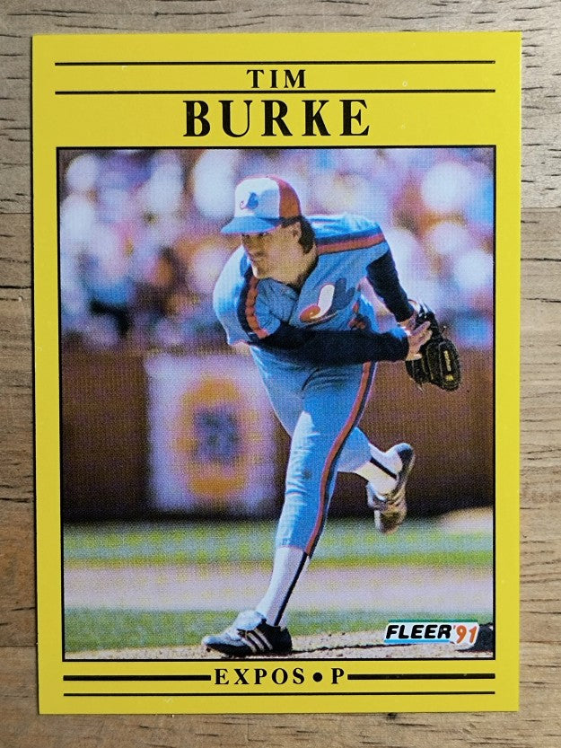 1991 Fleer #227 Tim Burke