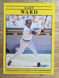 1991 Fleer #356 Gary Ward