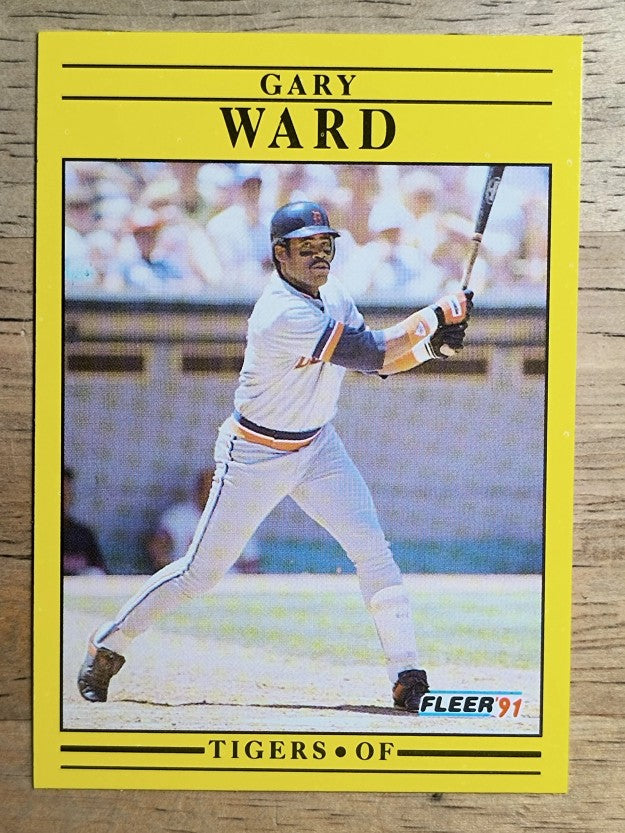 1991 Fleer #356 Gary Ward