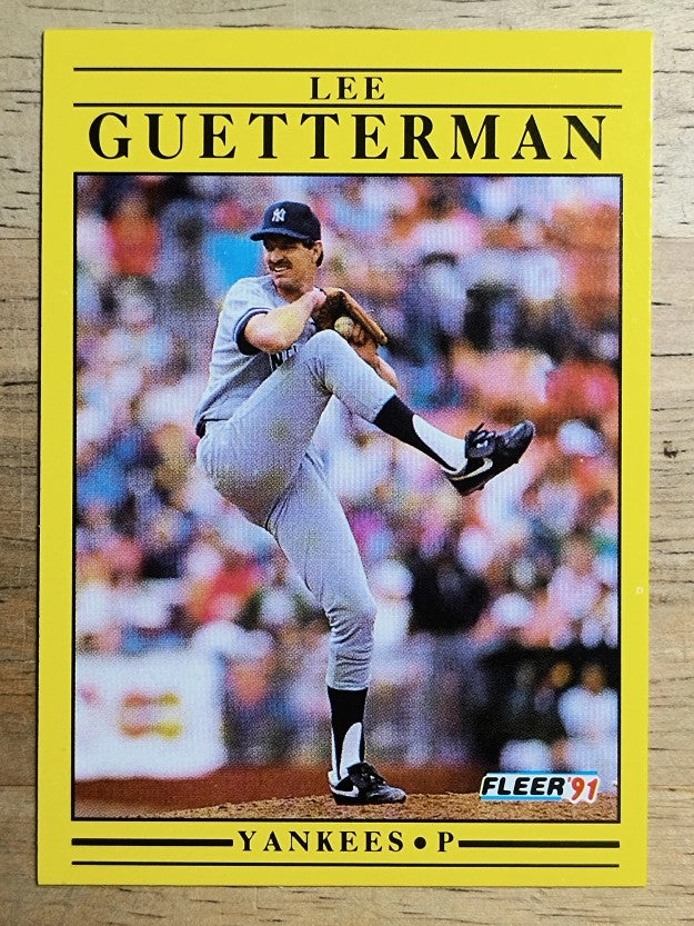 1991 Fleer #664 Lee Guetterman
