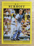 1991 Fleer #598 B.J. Surhoff