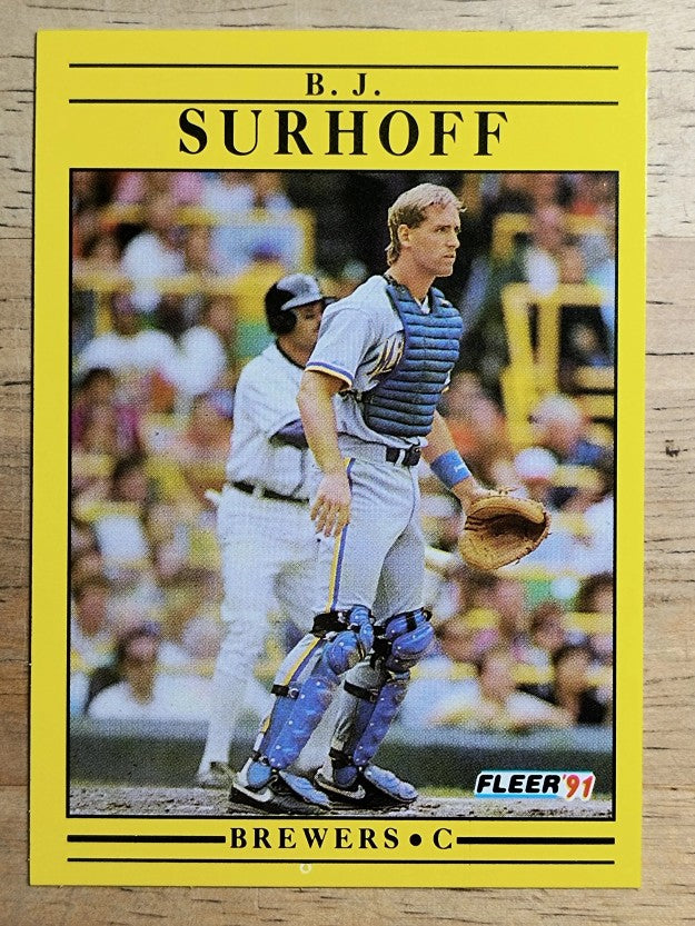 1991 Fleer #598 B.J. Surhoff
