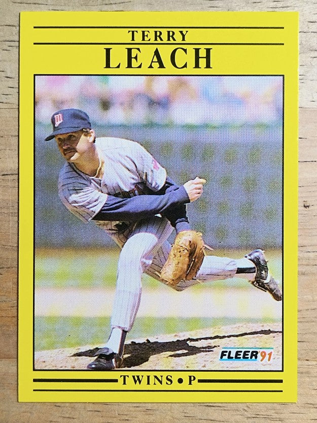 1991 Fleer #616 Terry Leach