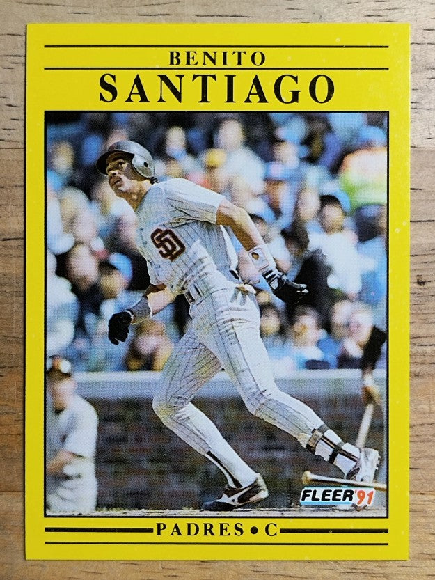 1991 Fleer #542 Benito Santiago