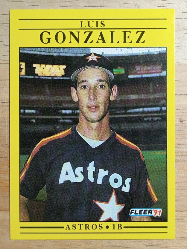 1991 Fleer #507 Luis Gonzalez RC