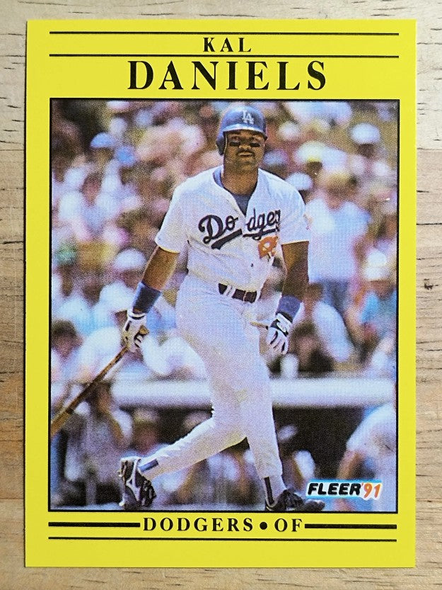 1991 Fleer #198 Kal Daniels