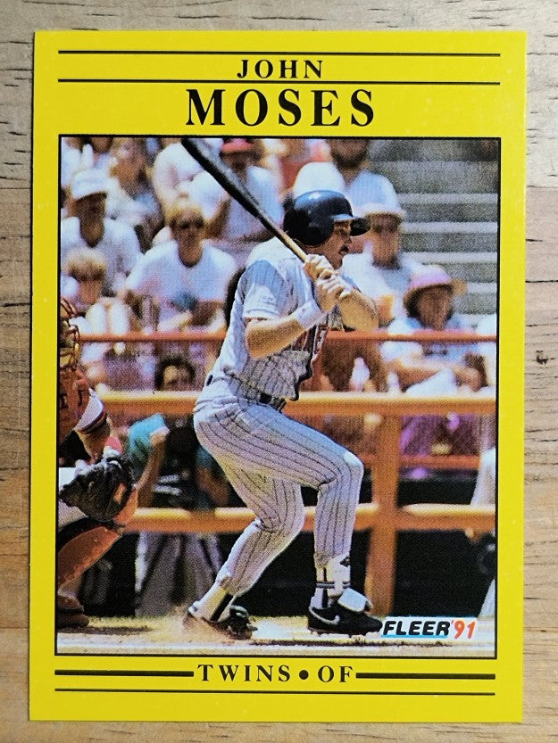 1991 Fleer #619 John Moses