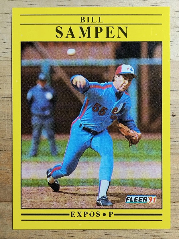 1991 Fleer #247 Bill Sampen