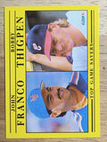 1991 Fleer #712 Bobby Thigpen/John Franco