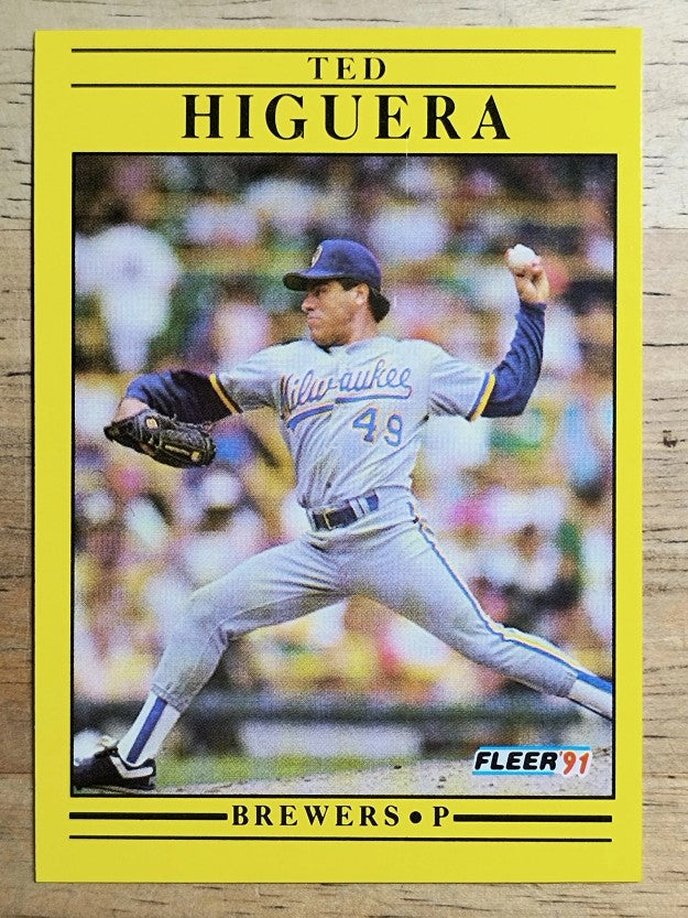 1991 Fleer #586 Ted Higuera