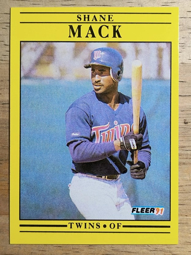 1991 Fleer #618 Shane Mack