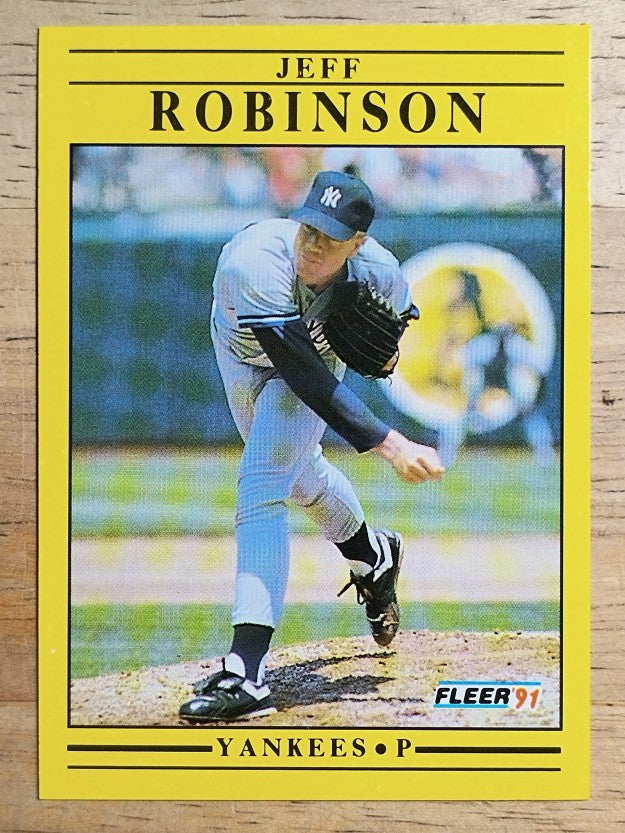 1991 Fleer #678 Jeff D. Robinson