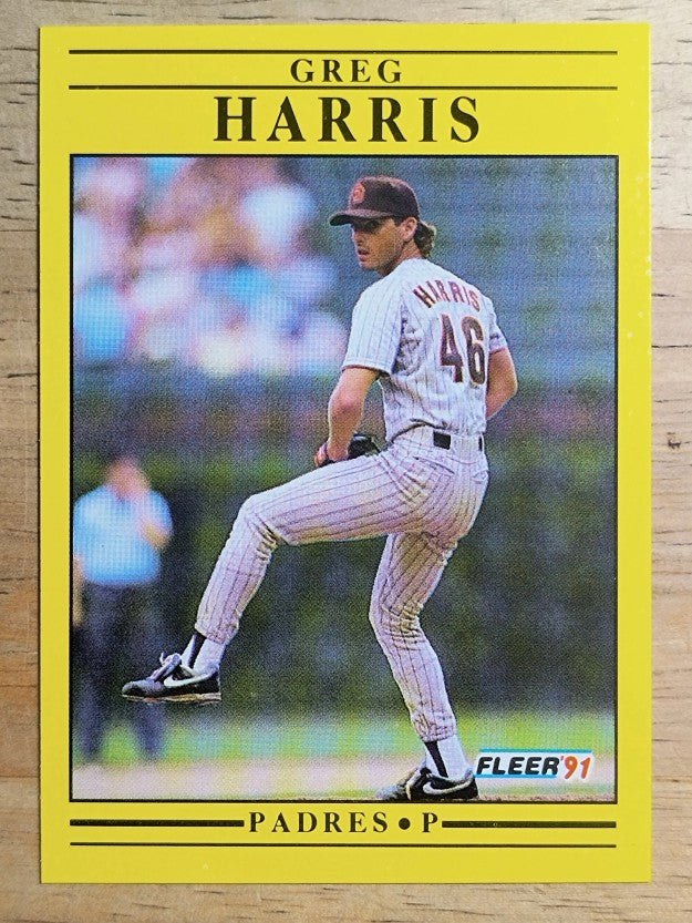 1991 Fleer #531 Greg W. Harris