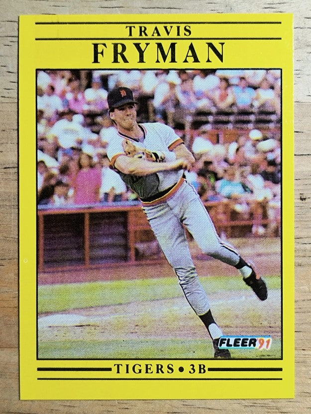 1991 Fleer #336 Travis Fryman
