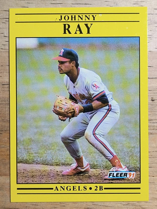 1991 Fleer #323 Johnny Ray