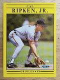 1991 Fleer #490 Cal Ripken