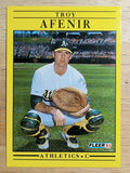 1991 Fleer #1 Troy Afenir RC